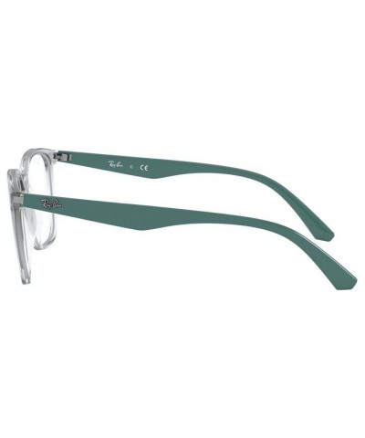 RX7177 Unisex Square Eyeglasses Transparen $23.10 Unisex