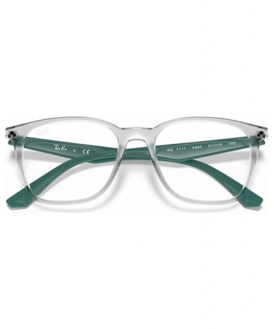 RX7177 Unisex Square Eyeglasses Transparen $23.10 Unisex