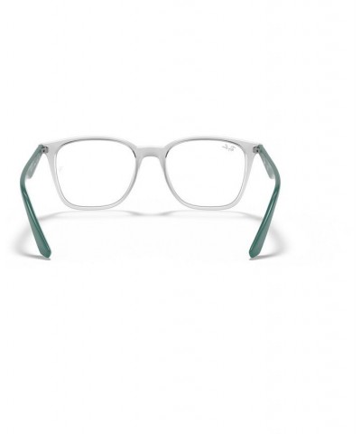 RX7177 Unisex Square Eyeglasses Transparen $23.10 Unisex