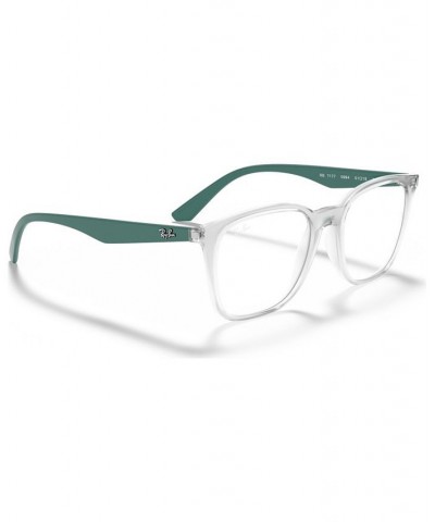 RX7177 Unisex Square Eyeglasses Transparen $23.10 Unisex