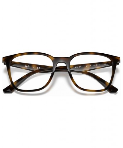 RX7177 Unisex Square Eyeglasses Transparen $23.10 Unisex