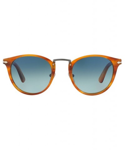 Polarized Sunglasses PERSOL PO3108S 49P BROWN/BLUE GRADIENT POLAR $99.90 Unisex