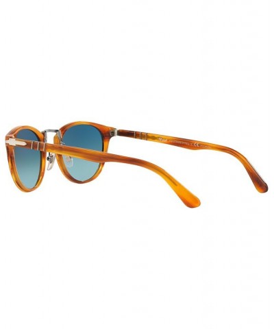 Polarized Sunglasses PERSOL PO3108S 49P BROWN/BLUE GRADIENT POLAR $99.90 Unisex