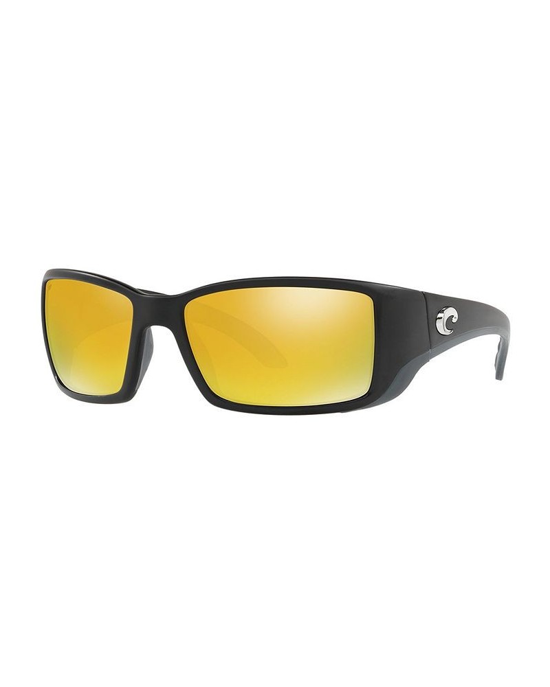 Polarized Sunglasses BLACKFIN 62 BLACK MATTE/YELLOW MIR POL $59.64 Unisex