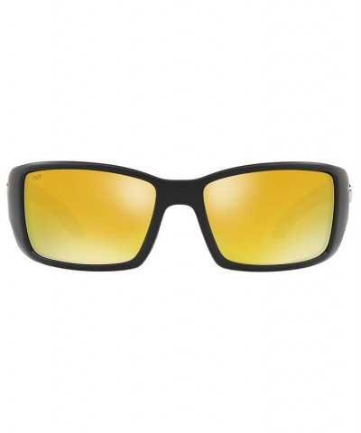 Polarized Sunglasses BLACKFIN 62 BLACK MATTE/YELLOW MIR POL $59.64 Unisex