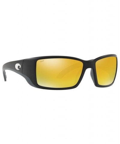 Polarized Sunglasses BLACKFIN 62 BLACK MATTE/YELLOW MIR POL $59.64 Unisex