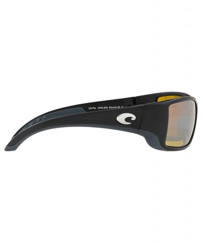 Polarized Sunglasses BLACKFIN 62 BLACK MATTE/YELLOW MIR POL $59.64 Unisex