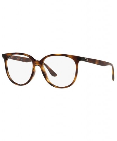 RB4378V Optics Women's Square Low Bridge Fit Eyeglasses Transparent $46.20 Womens