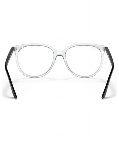 RB4378V Optics Women's Square Low Bridge Fit Eyeglasses Transparent $46.20 Womens