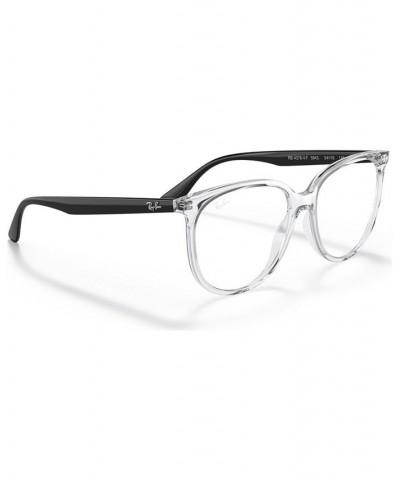 RB4378V Optics Women's Square Low Bridge Fit Eyeglasses Transparent $46.20 Womens