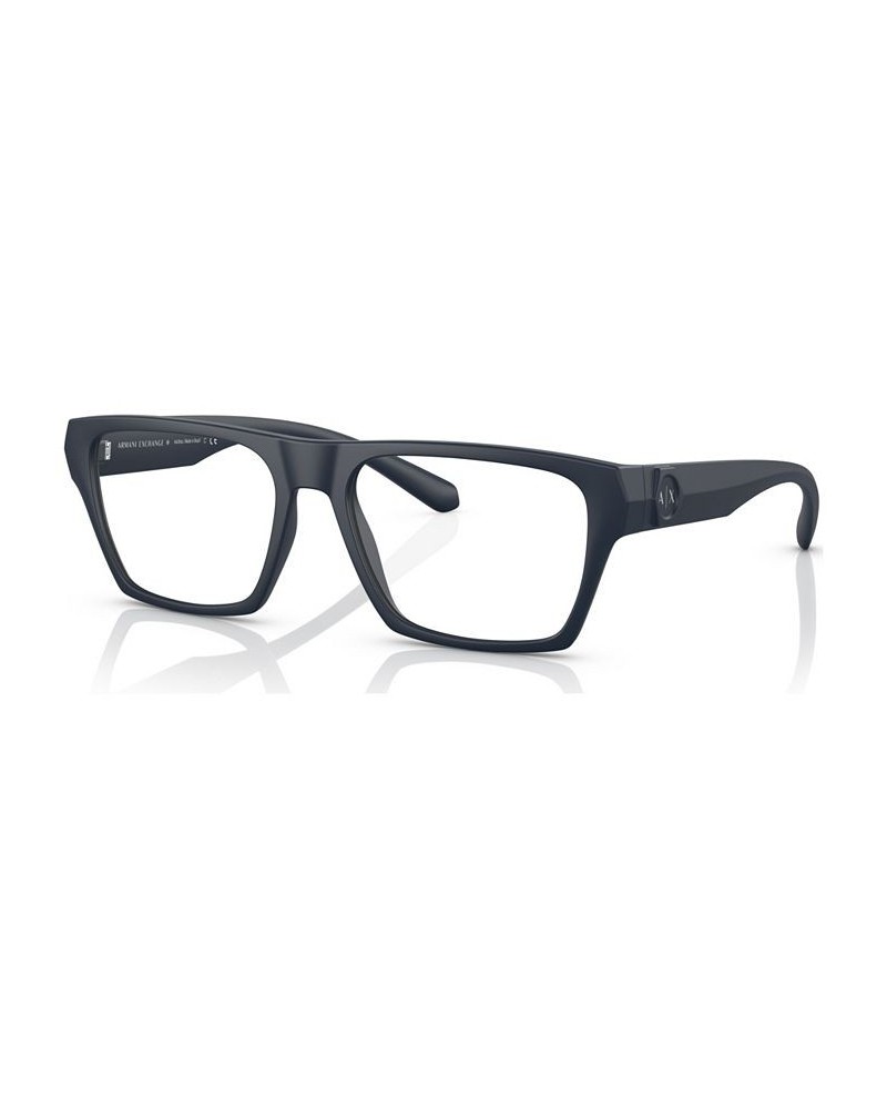 Men's Pillow Eyeglasses AX3097 Matte Light Blue $30.94 Mens