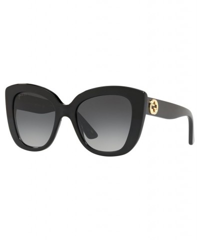 Sunglasses GG0327S 52 BLACK SHINY / GREY GRAD $108.75 Unisex