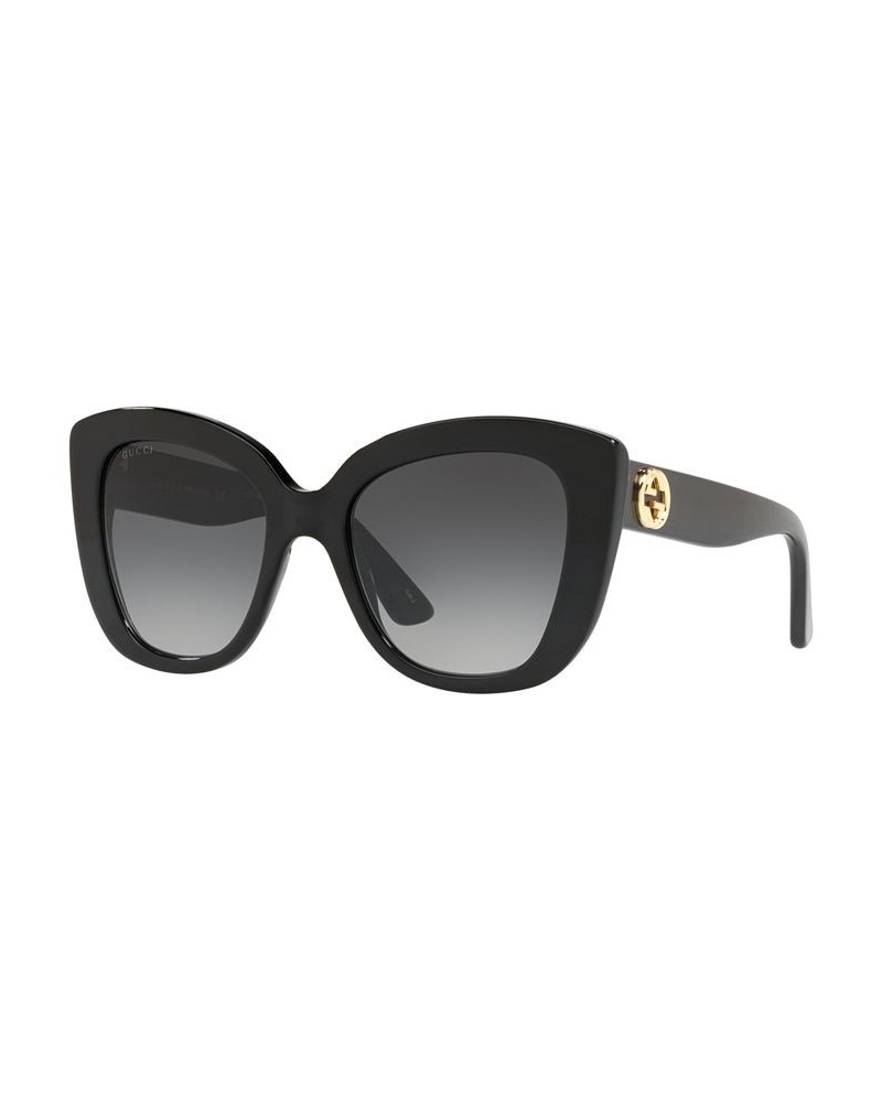 Sunglasses GG0327S 52 BLACK SHINY / GREY GRAD $108.75 Unisex