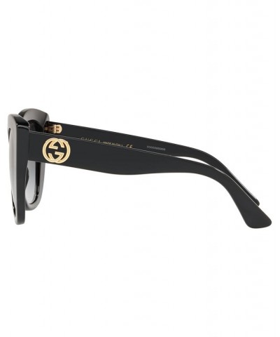 Sunglasses GG0327S 52 BLACK SHINY / GREY GRAD $108.75 Unisex