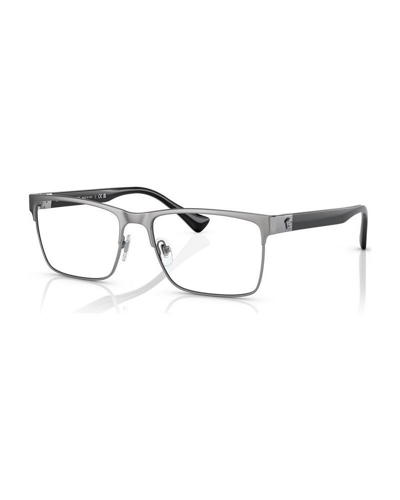 Men's Rectangle Eyeglasses VE128556-O Gold-Tone $81.00 Mens