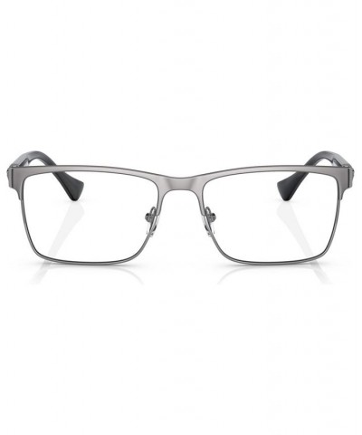 Men's Rectangle Eyeglasses VE128556-O Gold-Tone $81.00 Mens