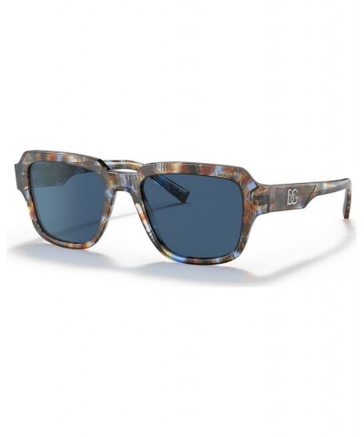 Men's 52 Sunglasses DG440252-X Blue Havana $76.08 Mens