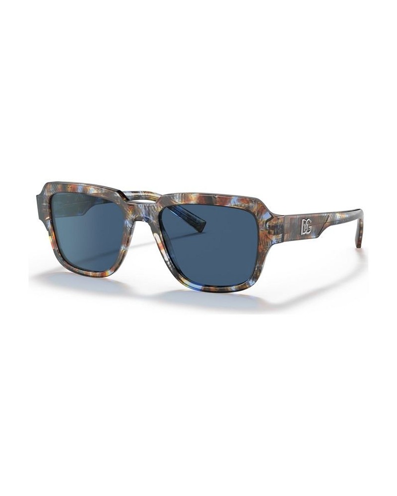 Men's 52 Sunglasses DG440252-X Blue Havana $76.08 Mens