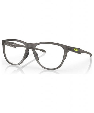 Men's Round Eyeglasses OX8056-0256 Satin Gray Smoke $34.44 Mens