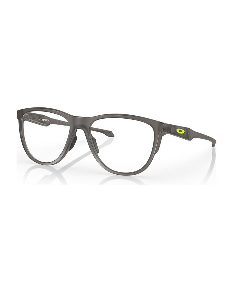 Men's Round Eyeglasses OX8056-0256 Satin Gray Smoke $34.44 Mens