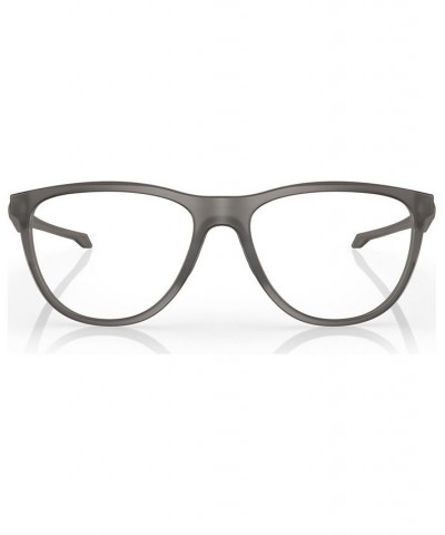 Men's Round Eyeglasses OX8056-0256 Satin Gray Smoke $34.44 Mens