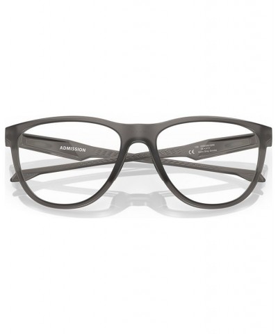 Men's Round Eyeglasses OX8056-0256 Satin Gray Smoke $34.44 Mens