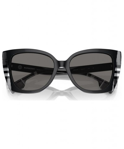 Women's Polarized Sunglasses Meryl Black/Check White Black $82.75 Womens