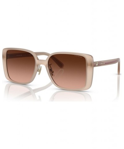 Women's Sunglasses 0HC8375 Milky Ivory $45.90 Womens