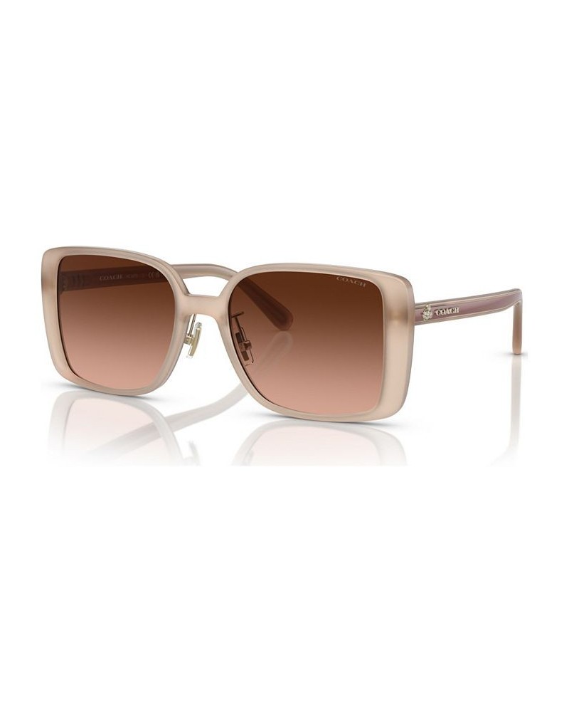 Women's Sunglasses 0HC8375 Milky Ivory $45.90 Womens