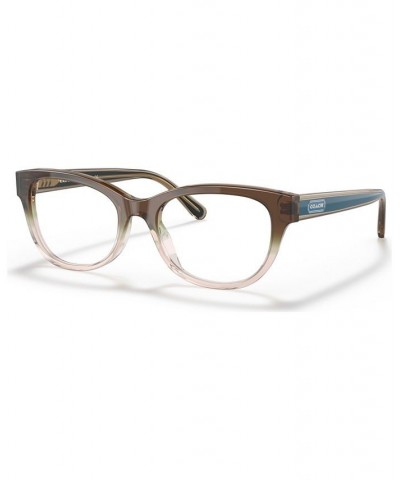 Men's Square Eyeglasses HC6190U Milky Beige $23.52 Mens