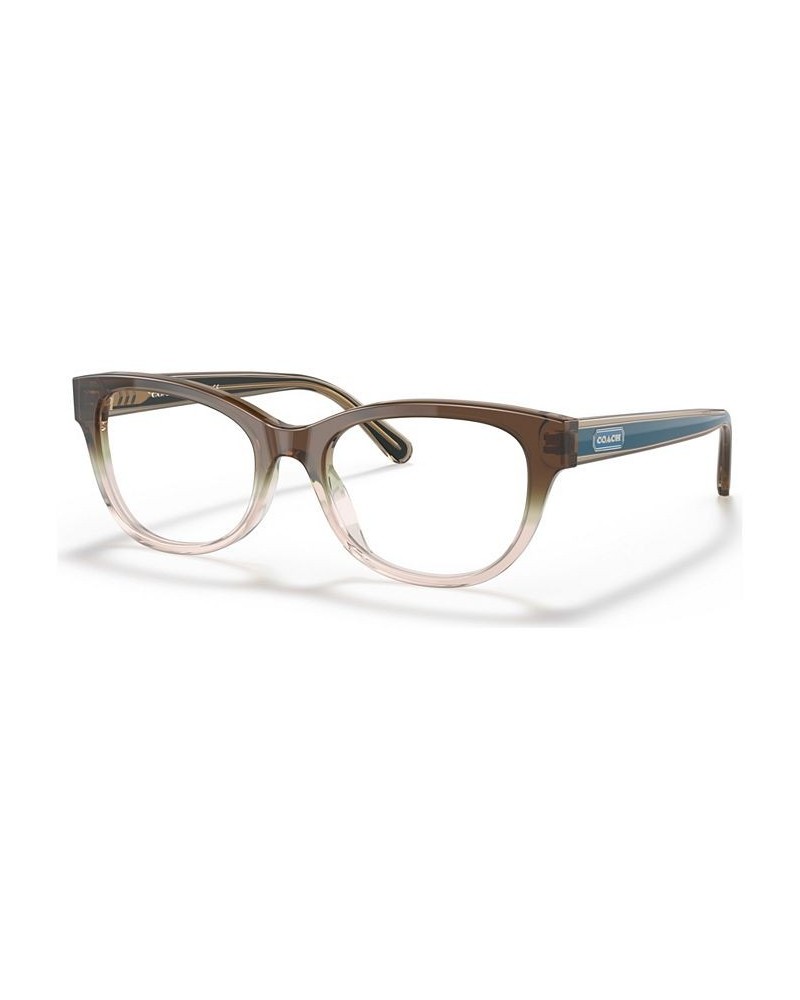 Men's Square Eyeglasses HC6190U Milky Beige $23.52 Mens