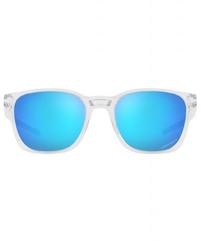 Men's Sunglasses OO9018 Ojector 55 Polished Clear $38.41 Mens