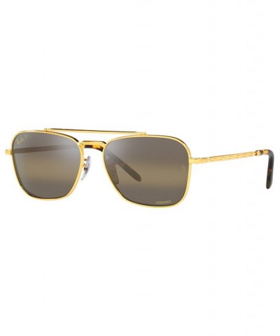 Unisex Polarized Sunglasses RB3636 NEW CARAVAN 58 Legend Gold-Tone 2 $62.00 Unisex