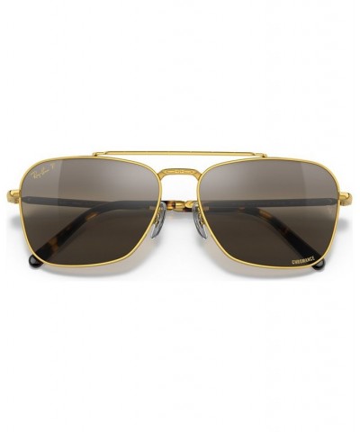 Unisex Polarized Sunglasses RB3636 NEW CARAVAN 58 Legend Gold-Tone 2 $62.00 Unisex