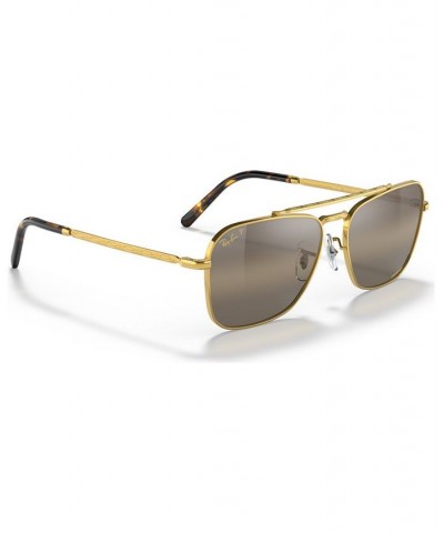 Unisex Polarized Sunglasses RB3636 NEW CARAVAN 58 Legend Gold-Tone 2 $62.00 Unisex