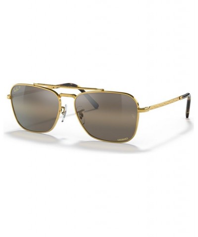 Unisex Polarized Sunglasses RB3636 NEW CARAVAN 58 Legend Gold-Tone 2 $62.00 Unisex