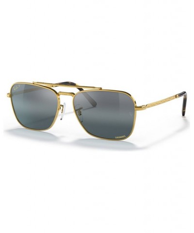 Unisex Polarized Sunglasses RB3636 NEW CARAVAN 58 Legend Gold-Tone 2 $62.00 Unisex