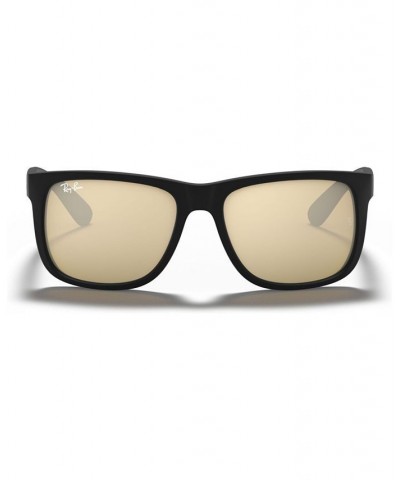 Sunglasses Justin Mirror RB4165 BLACK/GREEN MIRROR $18.15 Unisex