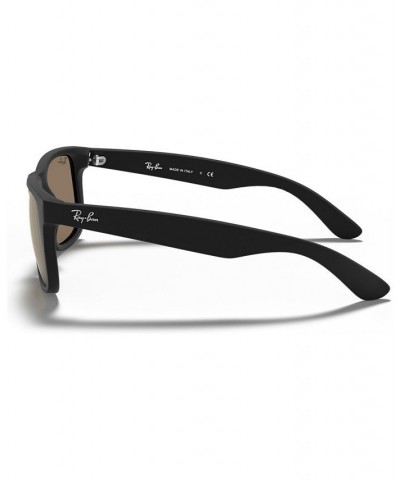 Sunglasses Justin Mirror RB4165 BLACK/GREEN MIRROR $18.15 Unisex