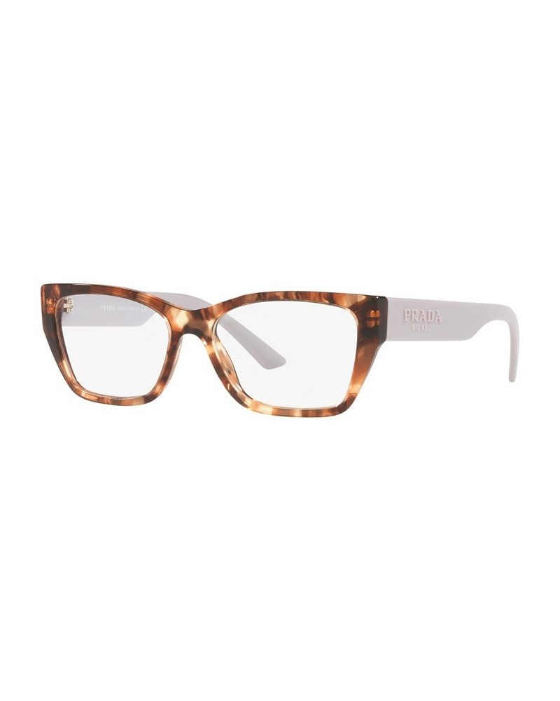 PR11YVF Women's Irregular Eyeglasses Caramel Tortoise $64.47 Womens