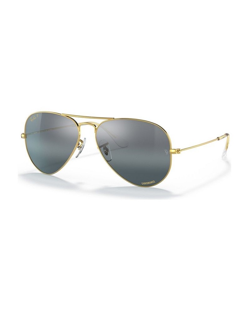 Unisex Polarized Sunglasses RB3025 AVIATOR LARGE METAL Legend Gold-Tone 2 $39.68 Unisex