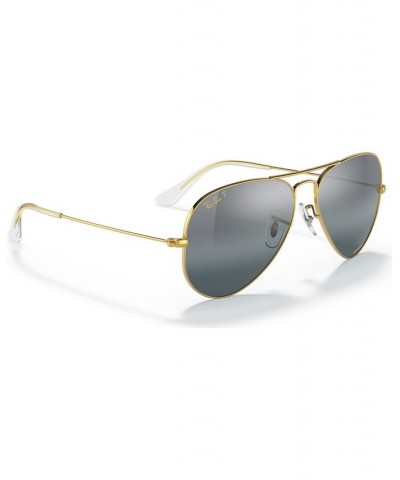 Unisex Polarized Sunglasses RB3025 AVIATOR LARGE METAL Legend Gold-Tone 2 $39.68 Unisex