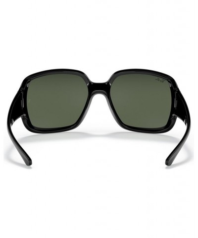 Unisex Sunglasses RB4347 60 BLACK/DARK GREEN $33.60 Unisex