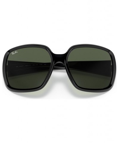 Unisex Sunglasses RB4347 60 BLACK/DARK GREEN $33.60 Unisex