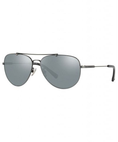 Sunglasses HC7087 59 L1053 Antique Silver/Blue Silver Mirror $53.07 Unisex