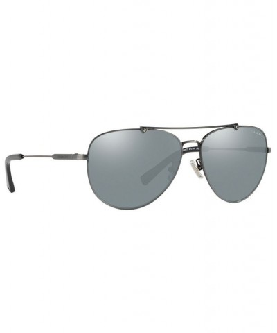 Sunglasses HC7087 59 L1053 Antique Silver/Blue Silver Mirror $53.07 Unisex