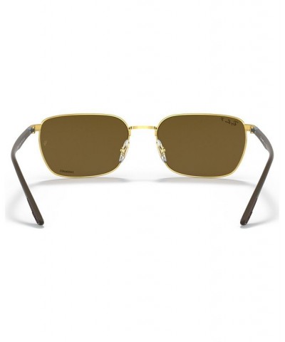 Unisex Polarized Sunglasses RB3684CH 58 Gold Tone $31.92 Unisex