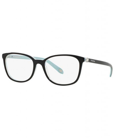 TF2109BF Tiffany Aria Women's Square Low Bridge Fit Eyeglasses Black/Blue $99.96 Womens