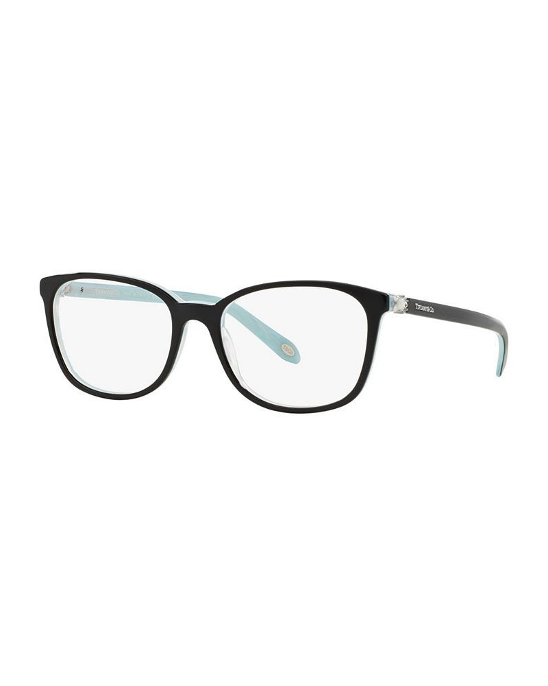 TF2109BF Tiffany Aria Women's Square Low Bridge Fit Eyeglasses Black/Blue $99.96 Womens