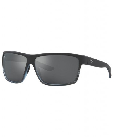 Unisex Polarized Sunglasses Alenuihaha 64 Blue/Black $47.43 Unisex